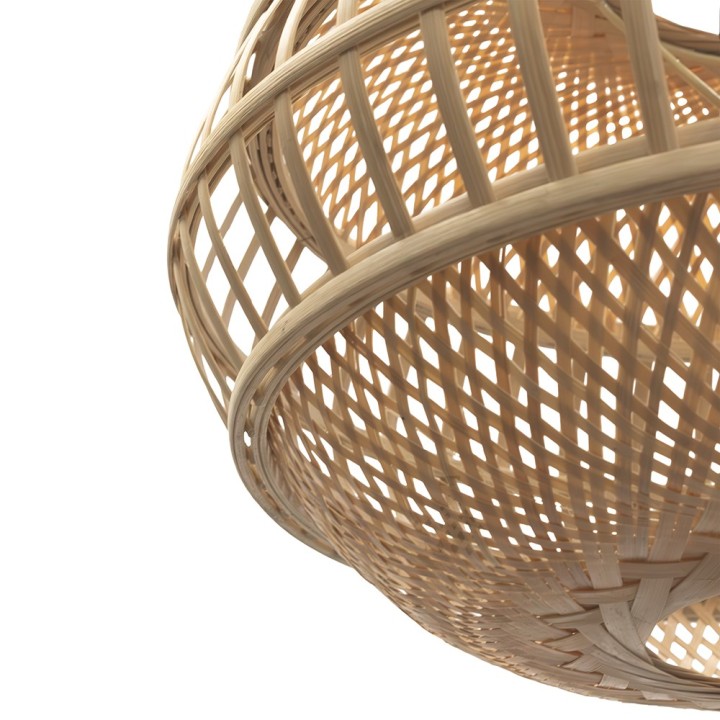 Suspension Kailo en bambou naturel Ø36 cm