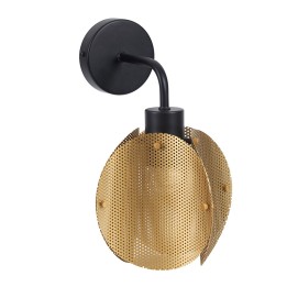 Applique murale Jafi en métal doré Ø20 cm