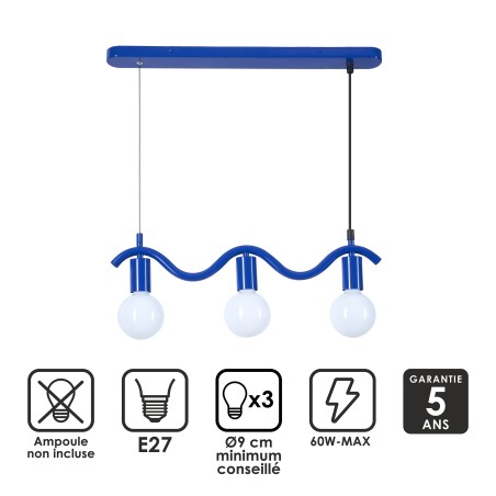 Detail of Suspension Wama en métal