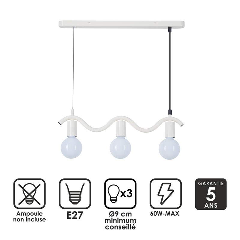 Detail of Suspension Wama en métal