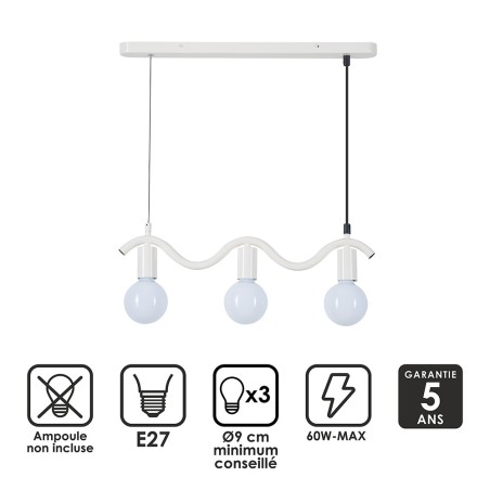 Detail of Suspension Wama en métal