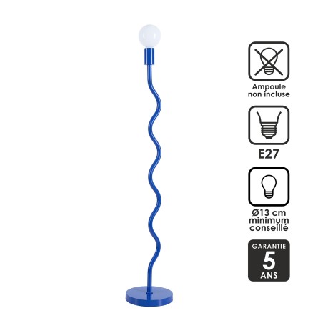 Detail of Lampadaire Wama en métal