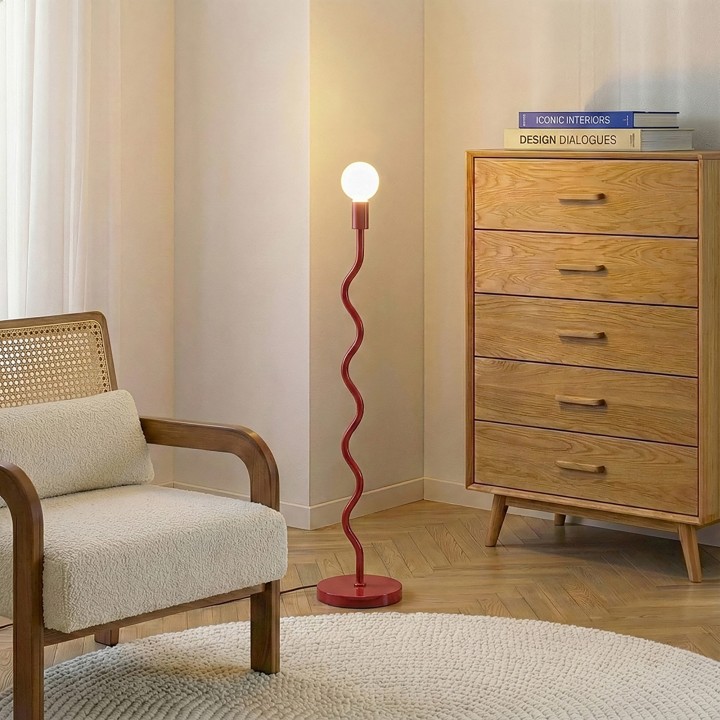 Lampadaire Wama en métal