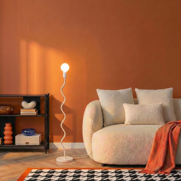 Lampadaire Wama en métal