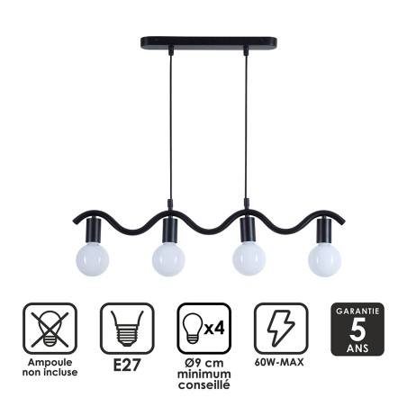 Detail of Suspension Wama en métal