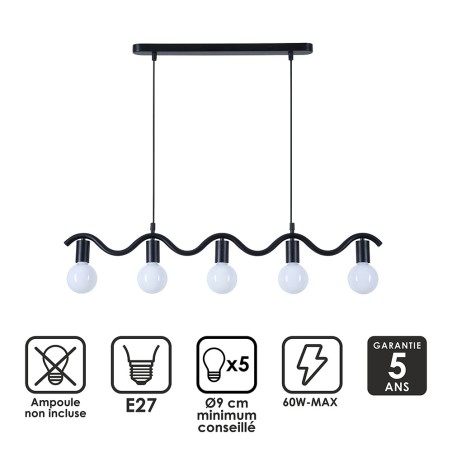 Detail of Suspension Wama en métal