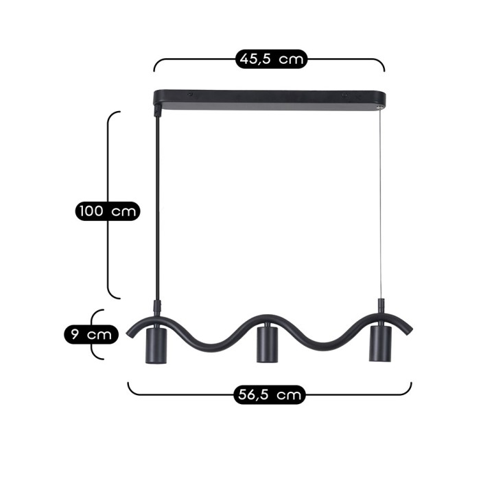 Suspension Wama en métal
