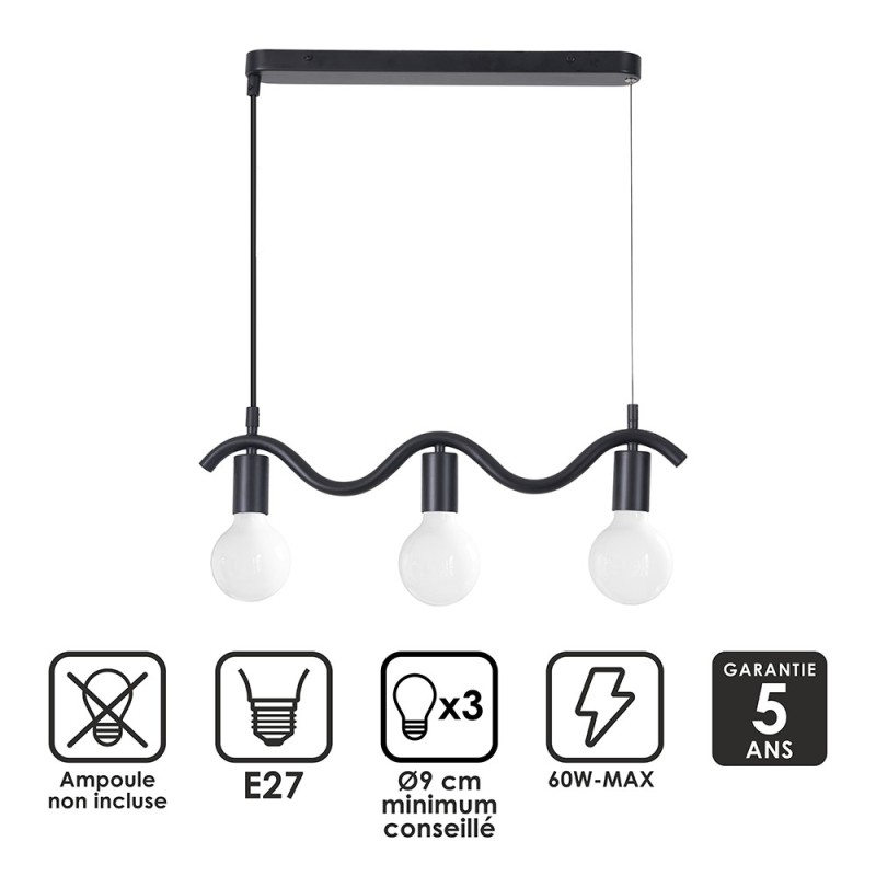 Detail of Suspension Wama en métal