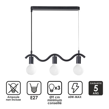 Detail of Suspension Wama en métal