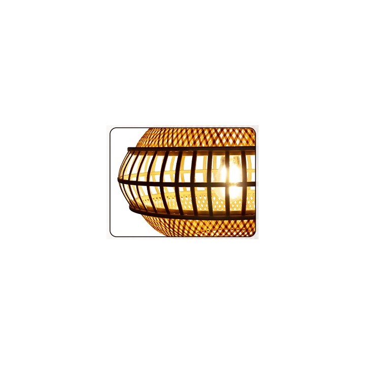 Suspension Kailo en bambou naturel Ø36 cm