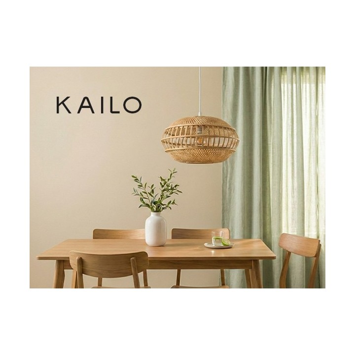 Suspension Kailo en bambou naturel Ø36 cm
