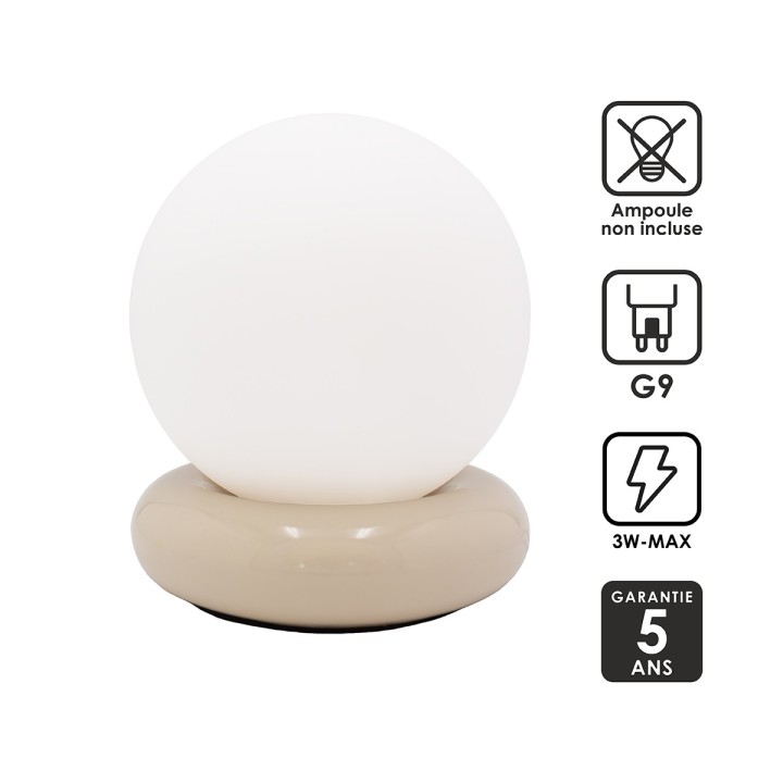 Lampe à poser Dono en céramique