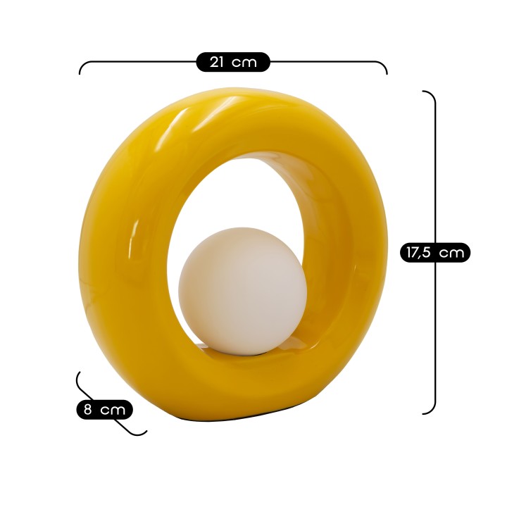 Lampe à poser Pupo en céramique