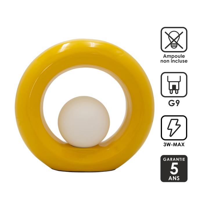 Lampe à poser Pupo en céramique