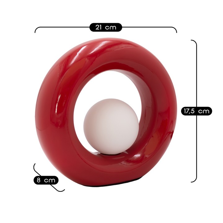 Lampe à poser Pupo en céramique