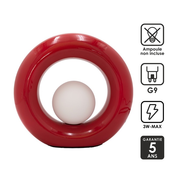 Lampe à poser Pupo en céramique