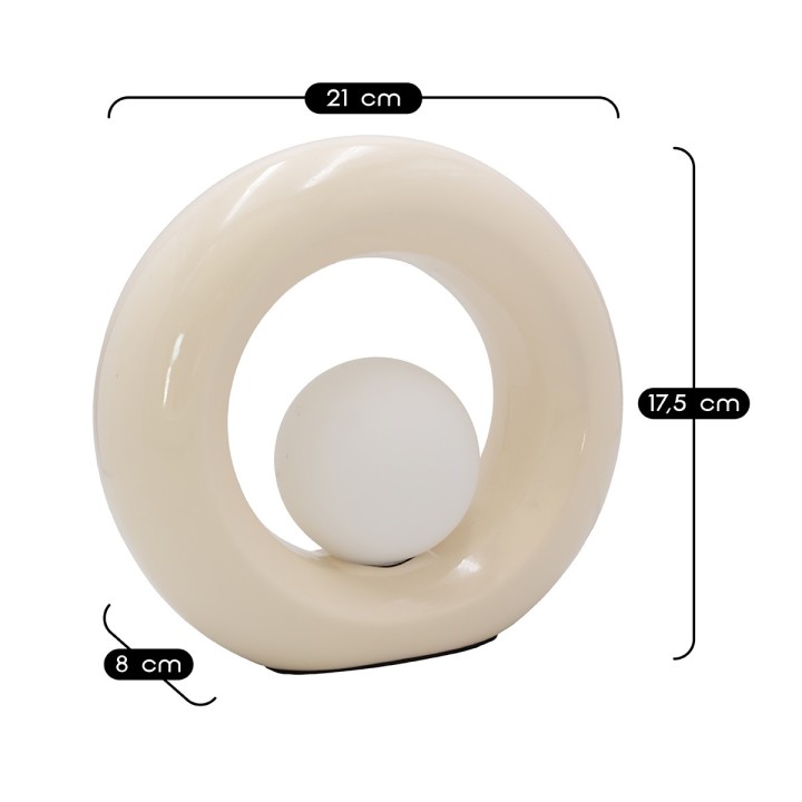 Lampe à poser Pupo en céramique