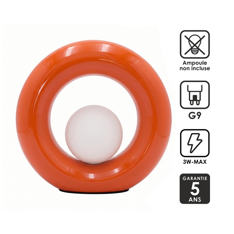 Detail of Lampe à poser Pupo en céramique