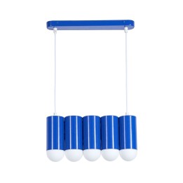 Suspension Loozi 5 ampoules en métal