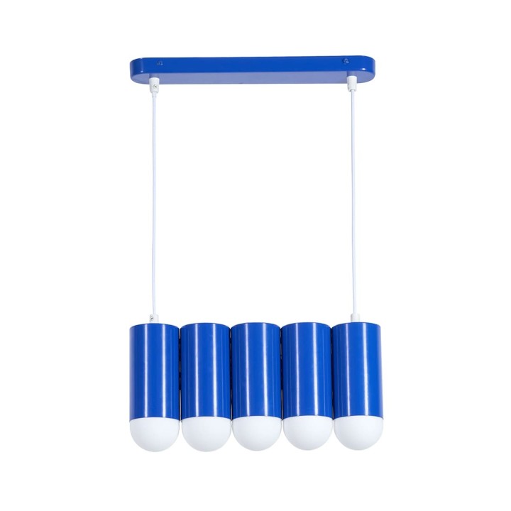 Suspension Loozi 5 ampoules en métal