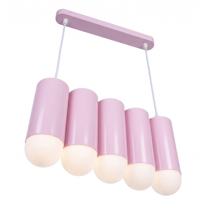 Suspension Loozi 5 ampoules en métal