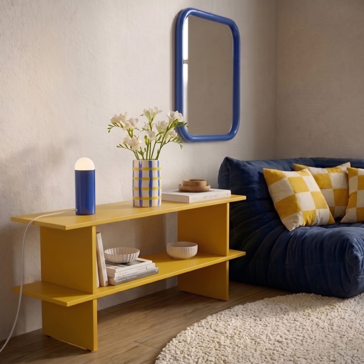 Lampe à poser Loozi en métal