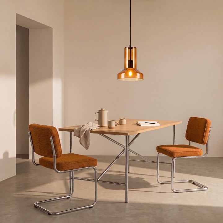 Suspension Kimi en verre transparent