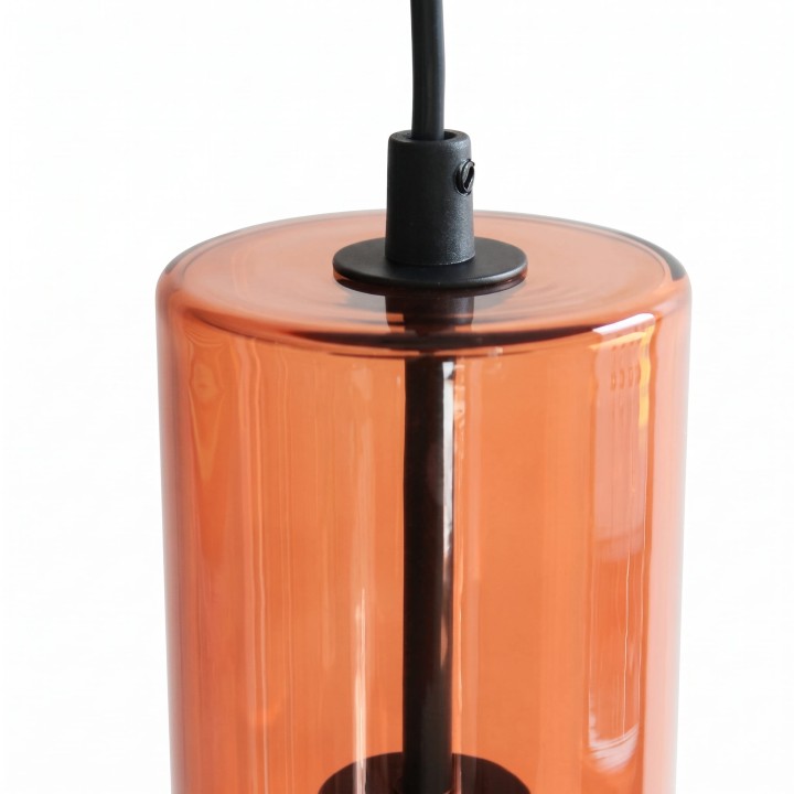 Suspension Kimi en verre transparent